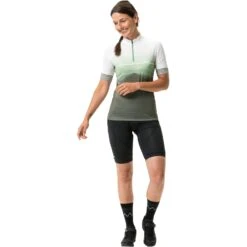 Vaude Women's Posta HZ Tricot - Khaki -Vaude vaude womens posta hz tricot khaki 4 1391754