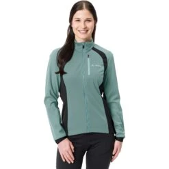 Vaude Women's Posta Softshell Jacket - Dusty Moss -Vaude vaude womens posta softshell jacket dusty moss 4 1291071