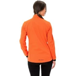 Vaude Women's Posta Softshell Jacket - Neon Orange -Vaude vaude womens posta softshell jacket neon orange b3 1081439