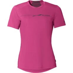 Vaude Qimsa Logo Shirt Women - Lychee -Vaude vaude womens qimsa logo shirt lychee 2 1396345