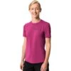 Vaude Qimsa Logo Shirt Women - Lychee -Vaude vaude womens qimsa logo shirt lychee 4 1396347