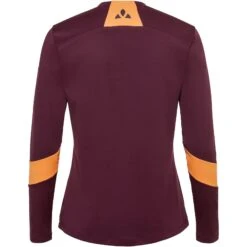 Vaude Women's Qimsa LS Logo Shirt - Cassis -Vaude vaude womens qimsa ls logo shirt cassis 3 1510627