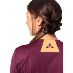 Vaude Women's Qimsa LS Logo Shirt - Cassis -Vaude vaude womens qimsa ls logo shirt cassis 6 1510630