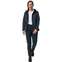 Vaude Women's Qimsa Softshell Pants II - Dark Sea -Vaude vaude womens qimsa softshell pants ii dark sea b1 1084739