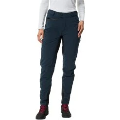 Vaude Women's Qimsa Softshell Pants II - Dark Sea -Vaude vaude womens qimsa softshell pants ii dark sea b2 1084740