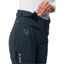 Vaude Women's Qimsa Softshell Pants II - Dark Sea -Vaude vaude womens qimsa softshell pants ii dark sea b4 1084742