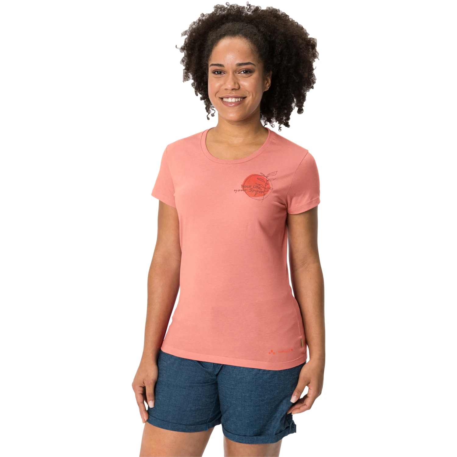 Vaude Women's Spirit T-Shirt - Peach 3 Vaude Women's Spirit T-Shirt - Peach