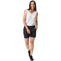Vaude Women's Tremalzini Shorts II - Black Uni -Vaude vaude womens tremalzini shorts ii black uni 4 1409164