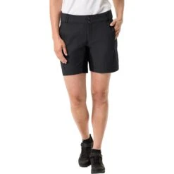 Vaude Women's Tremalzini Shorts II - Black Uni -Vaude vaude womens tremalzini shorts ii black uni 7 1409167