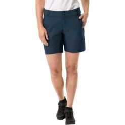 Vaude Women's Tremalzini Shorts II - Dark Sea Uni -Vaude vaude womens tremalzini shorts ii dark sea uni 4 1409175