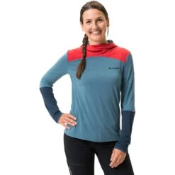 Vaude Tremalzo Long Sleeve Shirt Women - Blue Grey Uni