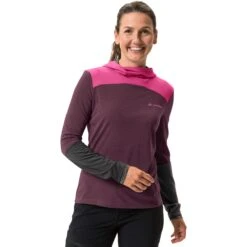 Vaude Tremalzo Long Sleeve Shirt Women - Cassis