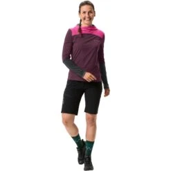 Vaude Tremalzo Long Sleeve Shirt Women - Cassis -Vaude vaude womens tremalzo ls shirt cassis 5 1408628