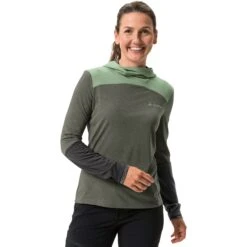 Vaude Tremalzo Long Sleeve Shirt Women - Khaki