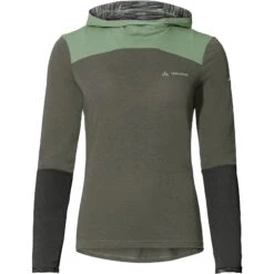 Vaude Tremalzo Long Sleeve Shirt Women - Khaki -Vaude vaude womens tremalzo ls shirt khaki 2 1408619