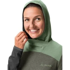 Vaude Tremalzo Long Sleeve Shirt Women - Khaki -Vaude vaude womens tremalzo ls shirt khaki 6 1408623