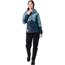 Vaude Women's Tremalzo Softshell Jacket - Dark Sea -Vaude vaude womens tremalzo softshell jacket dark sea 1 1292608