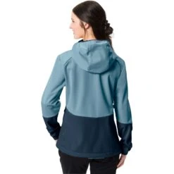 Vaude Women's Tremalzo Softshell Jacket - Dark Sea -Vaude vaude womens tremalzo softshell jacket dark sea 5 1292612