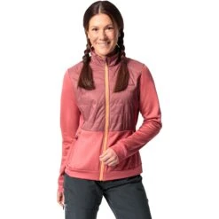 Vaude Women's Yaras 3in1 Jacket - Cassis/brick -Vaude vaude womens yaras 3in1 jacket cassis brick 6 1511821