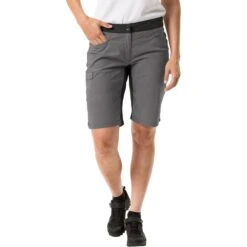 Vaude Women's Tremalzo Shorts II - Black Uni -Vaude vaude womens yaras jacket v black uni 1 1392013