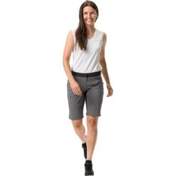 Vaude Women's Tremalzo Shorts II - Black Uni -Vaude vaude womens yaras jacket v black uni 5 1392017