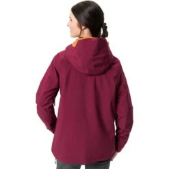 Vaude Women's Yaras Warm Rain Jacket - Cassis -Vaude vaude womens yaras warm rain jacket cassis 3 1292894