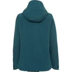 Vaude Women's Yaras Warm Rain Jacket - Mallard Green -Vaude vaude womens yaras warm rain jacket mallard green 3 1511863