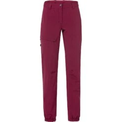 Vaude Women's Yaras Warm Rain Pants - Cassis