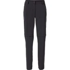 Vaude Women's Yaras Zip-Off Pants - Regular - Black -Vaude vaude womens yaras zip off pants short black 2 1112770