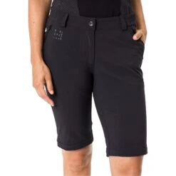 Vaude Women's Yaras Zip-Off Pants - Regular - Black -Vaude vaude womens yaras zip off pants short black 7 1112775